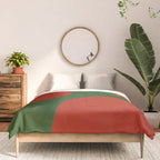 abstract retro vivid fall 2 Comforter Gallery Image 3