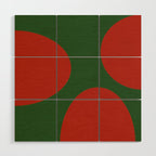 abstract retro vivid fall 2 Wood Wall Art Gallery Image 1