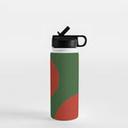 abstract retro vivid fall 2 Water Bottle Gallery Image 1