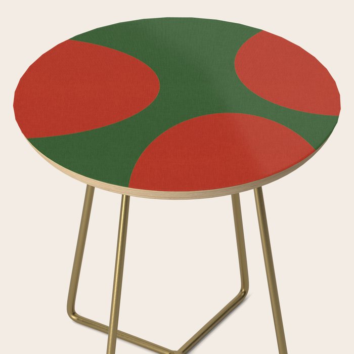 abstract retro vivid fall 2 Side Table Gallery Image 2