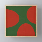 abstract retro vivid fall 2 Mini Art Print Gallery Image 1