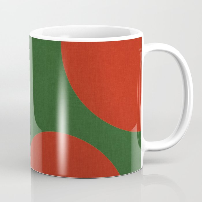 abstract retro vivid fall 2 Coffee Mug Gallery Image 1