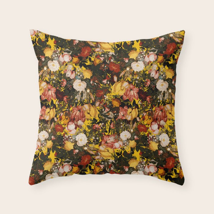 Vintage Garden - Autumn Throw Pillow Gallery Image 6