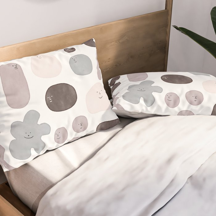 Happy Shapes Pillow Sham Gallery Image 2