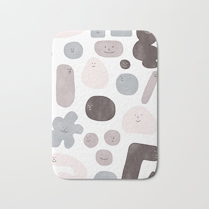 Happy Shapes Bath Mat Gallery Image 1