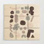 Happy Shapes Wood Wall Art Gallery Image 1