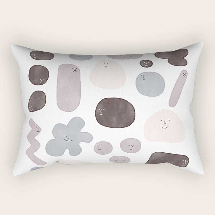 Happy Shapes Rectangular Pillow Gallery Image 1
