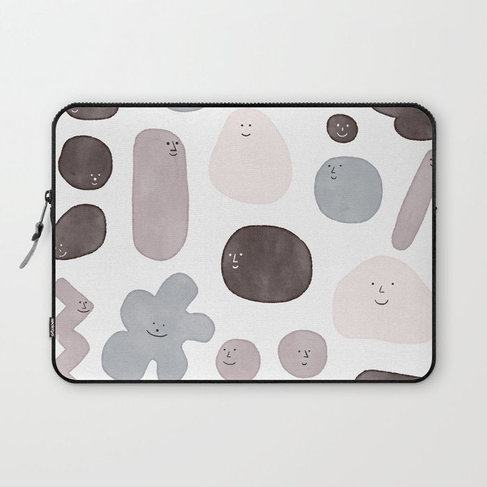 Happy Shapes Laptop Sleeve Gallery Image 1