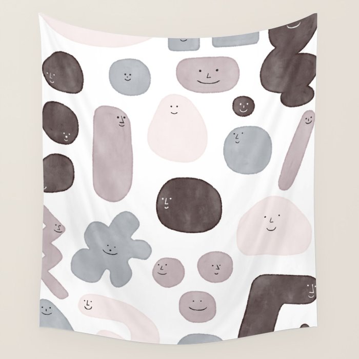 Happy Shapes Wall Tapestry Gallery Image 4