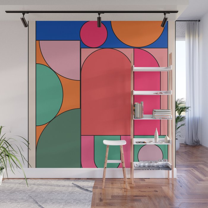 Geometric Shapes 239 Wall Mural Gallery Image 1