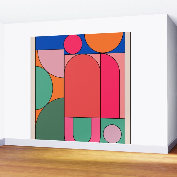 Geometric Shapes 239 Wall Mural Gallery Image 2