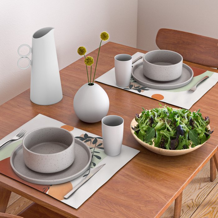 Soft Shapes I Placemat Gallery Image 2