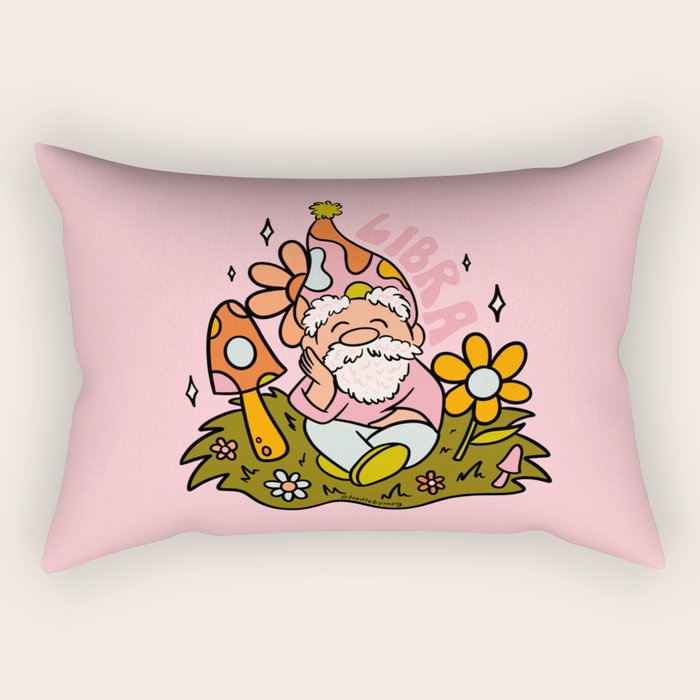 Libra Gnome Rectangular Pillow Gallery Image 1