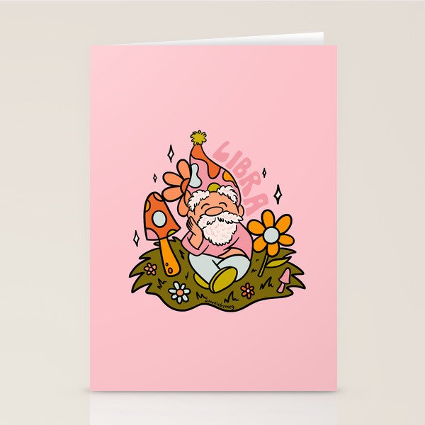 Libra Gnome Stationery Card Gallery Image 2