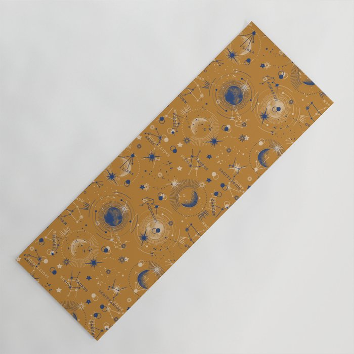 Zodiac abstract YB 1 Yoga Mat Gallery Image 1