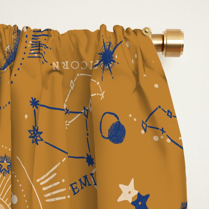 Zodiac abstract YB 1 Window Curtain Gallery Image 2