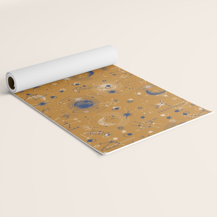 Zodiac abstract YB 1 Yoga Mat Gallery Image 2