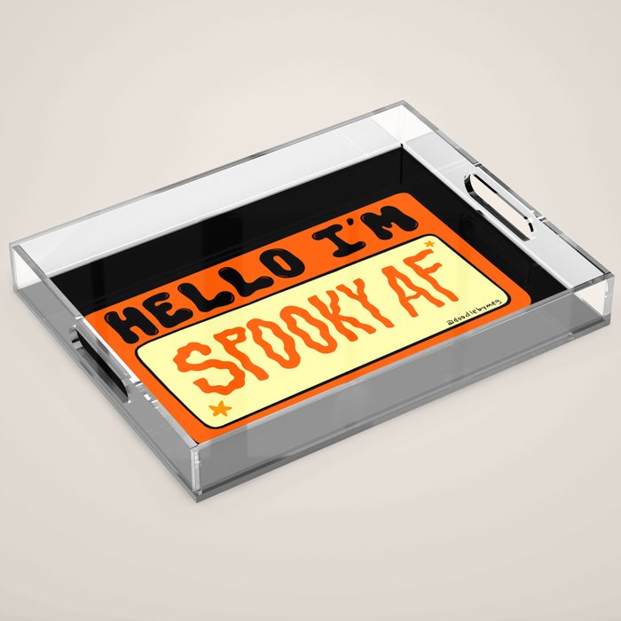 Spooky AF Acrylic Tray Gallery Image 1
