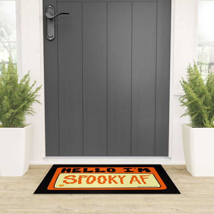 Spooky AF Welcome Mat Gallery Image 3