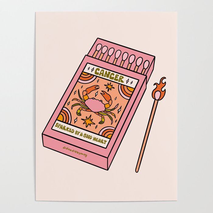 Cancer Zodiac Matchbox Poster Gallery Image 4