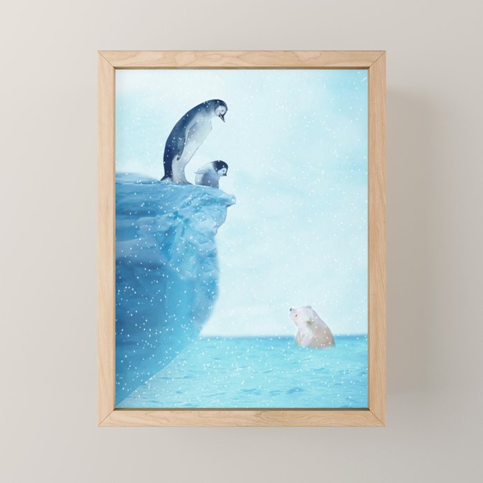 Penguins Mini Art Print Gallery Image 1