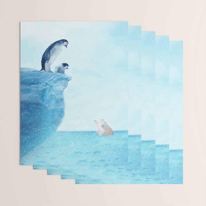 Penguins Wrapping Paper Gallery Image 3