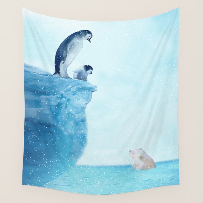 Penguins Wall Tapestry Gallery Image 4