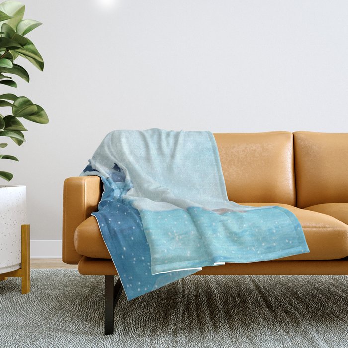 Penguins Throw Blanket Gallery Image 1