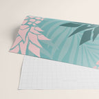 Summer, Pineapple Art, Pink, Turquoise, Teal Wrapping Paper Gallery Image 2