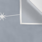 Aquarius Zodiac Star Constellation Line Art Blue Grey Wall Tapestry Gallery Image 3