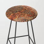 N198 - Vintage Heritage Traditional Golden Berber Moroccan Style Stool Gallery Image 2
