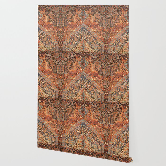 N198 - Vintage Heritage Traditional Golden Berber Moroccan Style Wallpaper Gallery Image 2