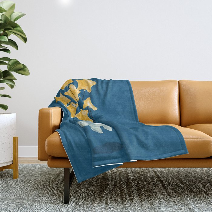 Astronaut's dream Throw Blanket Gallery Image 1