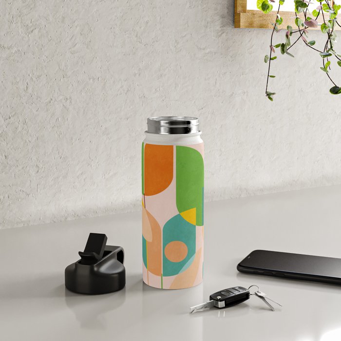 floral shapes IV Water Bottle Gallery Image 4