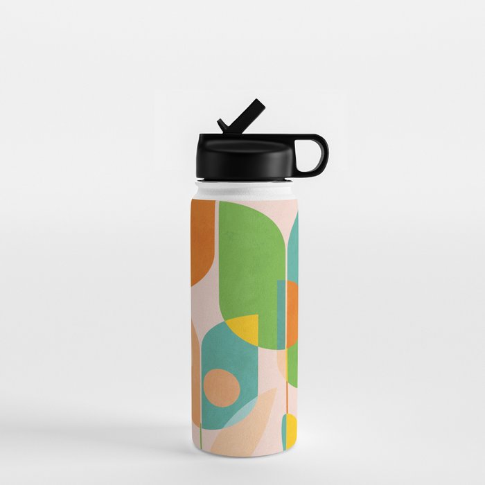 floral shapes IV Water Bottle Gallery Image 1