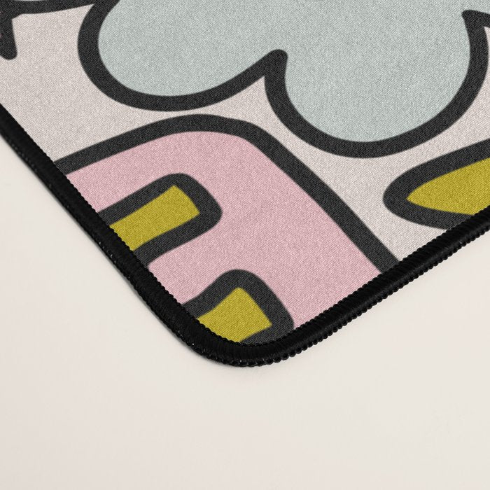 Vote Print in Rainbow Desk Mat Gallery Image 4