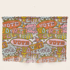 Vote Print in Rainbow Wall Hanging Gallery Image 1