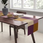 Bold Autumn Checks Pattern - Large XII Table Runner Gallery Image 2