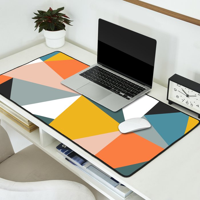 Modern Geometric 36 Desk Mat Gallery Image 2