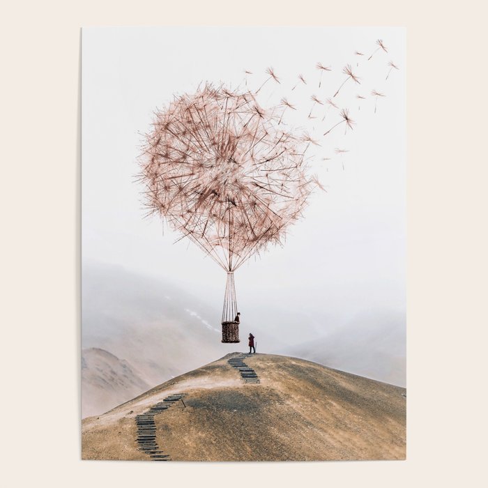 Flying Dandelion Poster Gallery Image 4