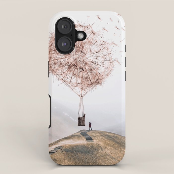 Flying Dandelion iPhone Case Gallery Image 1