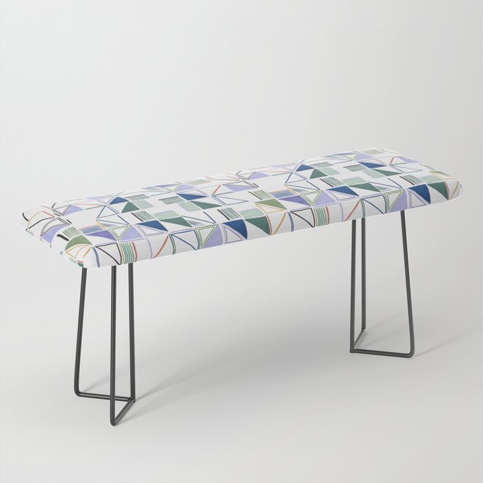 Abstract forms of lines 77G Bench Gallery Image 1
