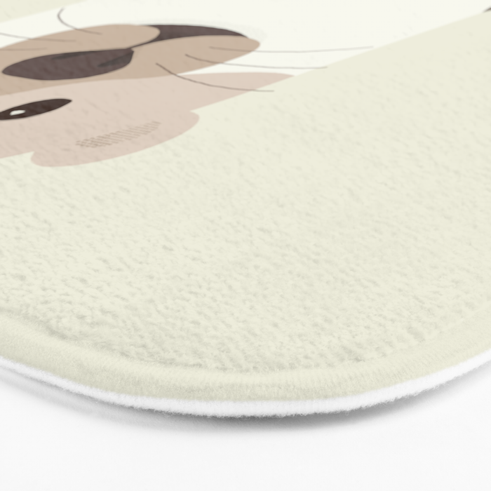 Whimsical Otter Bath Mat Gallery Image 3
