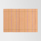 Textured Picnic Pattern in Calm Peach Rug Gallery Image 2