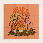 Aries Gnome Wood Wall Art Gallery Image 1