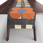 Black and red check and flowers Table Runner Gallery Image 1
