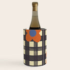 Black and red check and flowers Wine Chiller Gallery Image 3