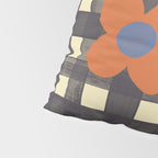 Black and red check and flowers Pillow Sham Gallery Image 4