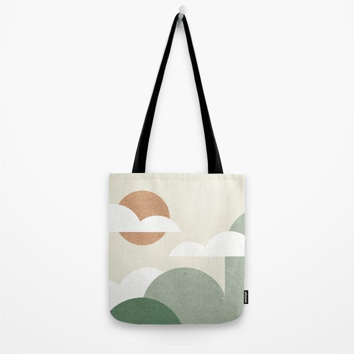 Mountains and Clouds Tote Bag Gallery Image 2