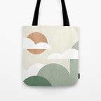 Mountains and Clouds Tote Bag Gallery Image 1